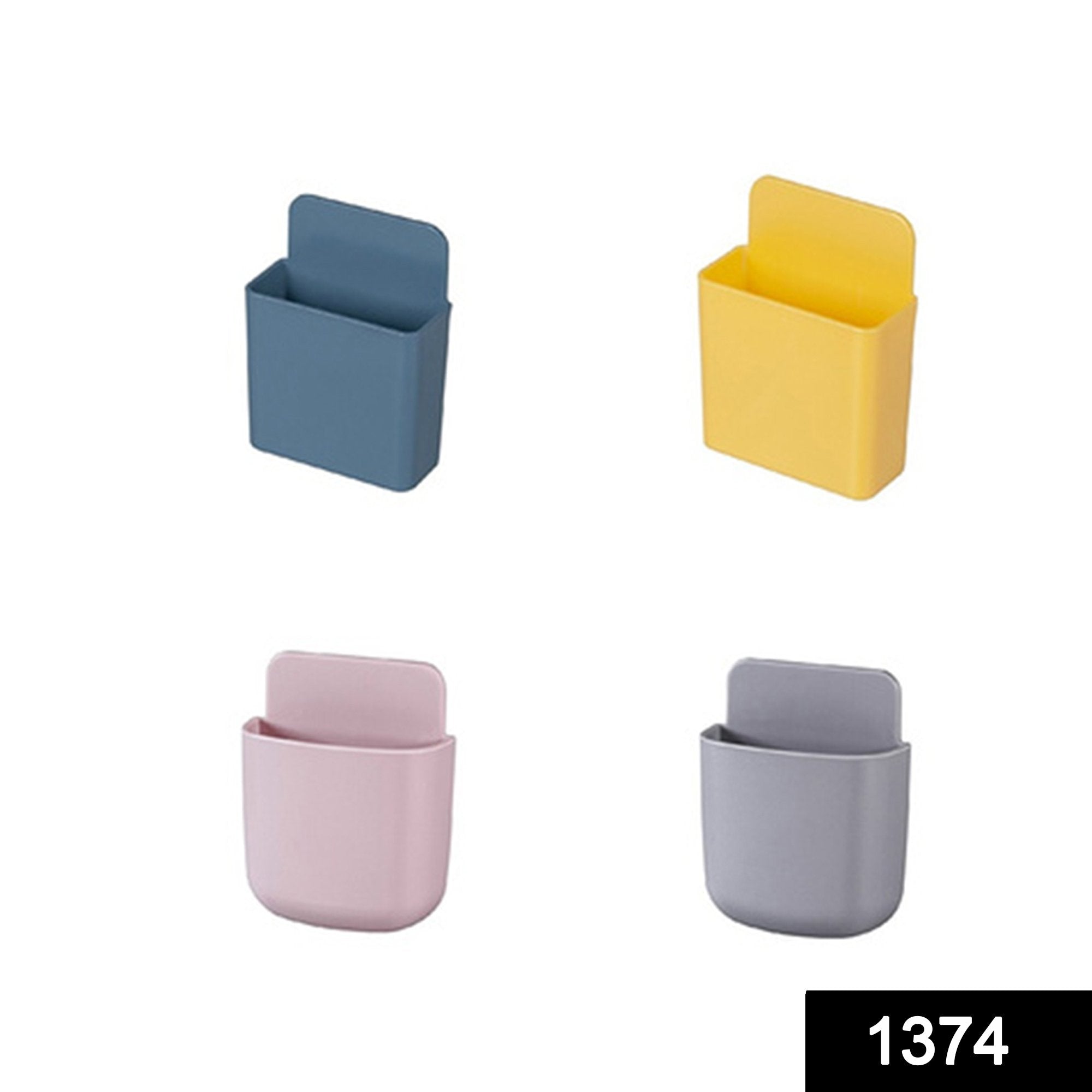 1374 Wall Mounted Storage Case With Mobile Phone Charging Port Plug Holder - Pack Of 4 Pcs 1374 Wall Mounted Storage Case With Mobile Phone Charging Port Plug Holder - Pack Of 4 Pcs